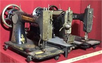 Lot of 3 Antique Sewing Machines