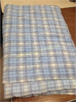 Blue, white and gray plaid 2 yards 50"