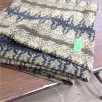 tribal print (blue, olive and taupe) 1 yards 27