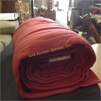 red polyester 7 yards x 66 in