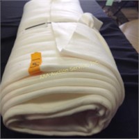 thick white fleece 3.5 yards x 60 in