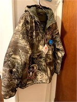RealTree Women's Waterproof Camo Jacket, XL