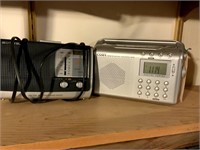 AM/FM Weather Radio, Portable Phone, Small