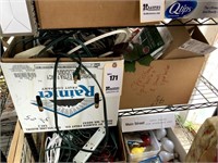 Box of Extension Cords, Christmas Lights