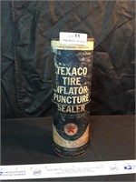 Vintage Texaco Tire Inflator Puncture Sealer Can