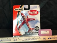 Matchbox Coca-Cola Skybuster Airplane in Package