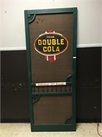 Double Cola Screen Door & w/Colonial Advertising