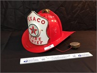 Original Texaco Fire Chief Helmet w/Microphone
