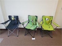 3 Folding Camp Chairs (No Ship)
