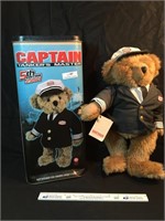 Captain Tanker Master Texaco Teddy Bear w/Tin