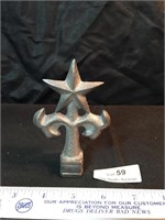 Antique Cast Metal Finial - Not Sure What From
