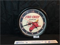 Texaco Fire Chief Gasoline Clock