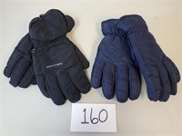 2 Pairs Men's Winter Gloves - Size XL