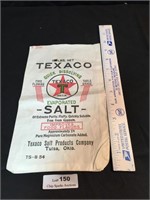 Vintage Texaco Evaporated Salt Canvas Bag