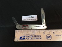 Vintage Texaco Asphalt Elinox Folding Pocket Knife