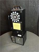Vintage Look Wall Mount Pay Telephone- Works