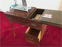 Sewing Machine with Cabinet