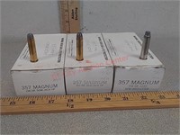 150 rds 357 magnum jhp, wadcutter factory reload