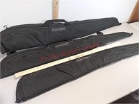 3 guidesman soft padded rifle shotgun cases