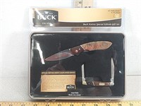 Buck knife collector gift set