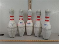 5- bowling pins, great for shooting