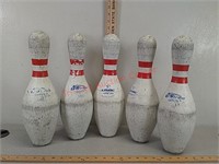 5- bowling pins, great for shooting