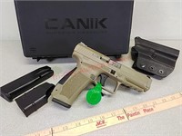 New Canik TP9SA 9 mm pistol handgun with (2) 18