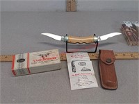 Vintage case xx Texas lockhorn double blade