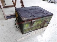 Large metal military ammo can