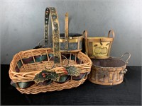 Decorative Baskets - 4 Total