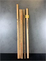 Vintage Yardsticks - 5 Total