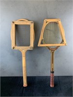Vintage Tennis Rackets - 2 Total