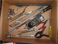 Box tools 1/2 breaker bar pliers, plane