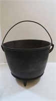 Cast Iron Kettle-3 Legged-12"Dia, 10"H