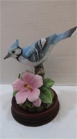 Blue Jay Bird Sculpture by Andrea made in Japan