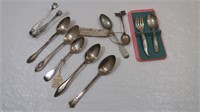 Antique Sterling Spoons & more