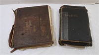 Antique Bible and Book of Bible Pictures