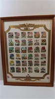 Framed Puzzle Flags of America 20 x 26