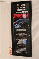 Star Trek - All I need to Know - FRAMED