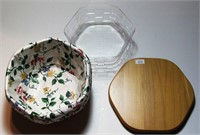 Longaberger Basket - Hexagon with  lid