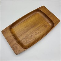 Mid-Century Dansk Staved Teak Tray by JHQ