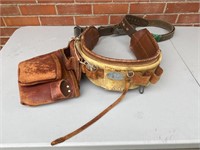 Klein tools vintage leather lineman tool belt