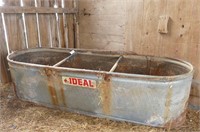 Galvanized Water Trough (to become a Flower Bed)