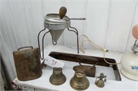4-Bells, Iron, and Colander