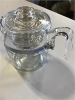 Complete 9 cup Pyrex stove top glass coffee maker