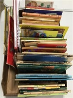 Box lot of kids books many vintage