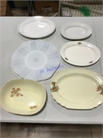 Vintage serving plates