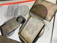 Metal kitchen pot pans etc