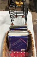 CDs basket & cd tower