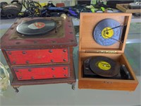 (2) Wind Up Music Boxes